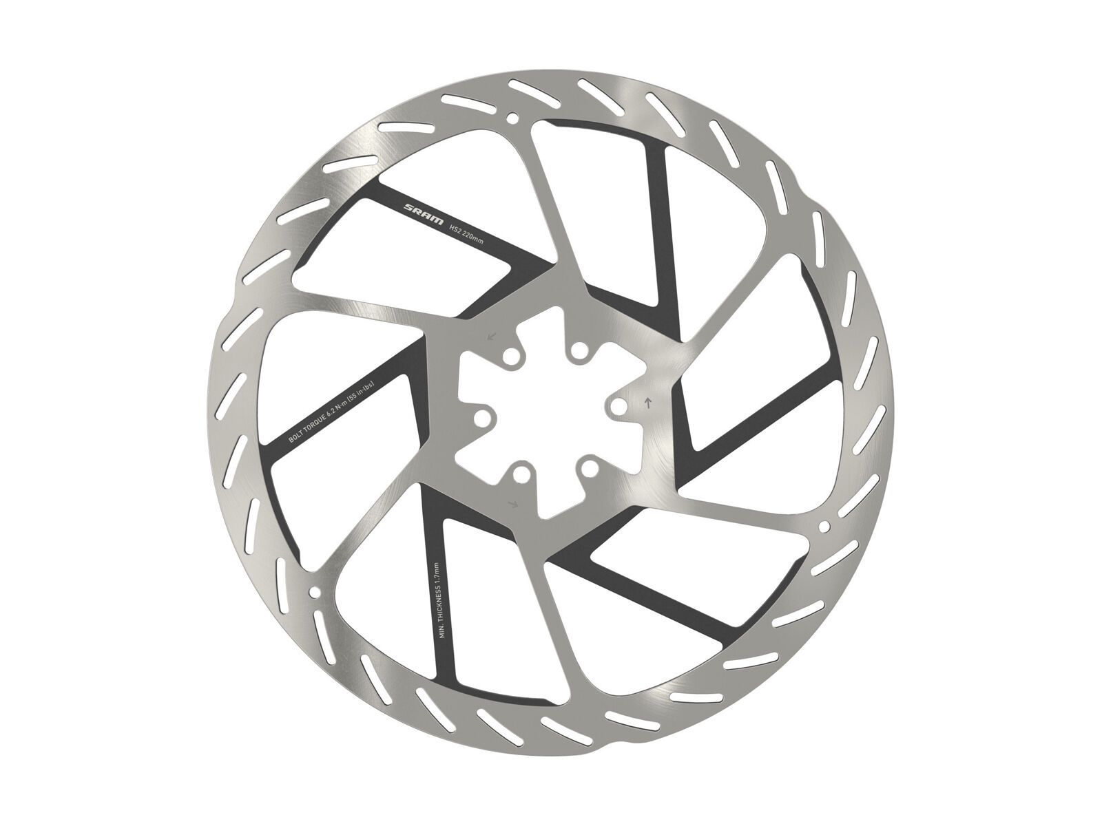 SRAM HS2 Rotor 6-Loch - 220 mm - Bild 1