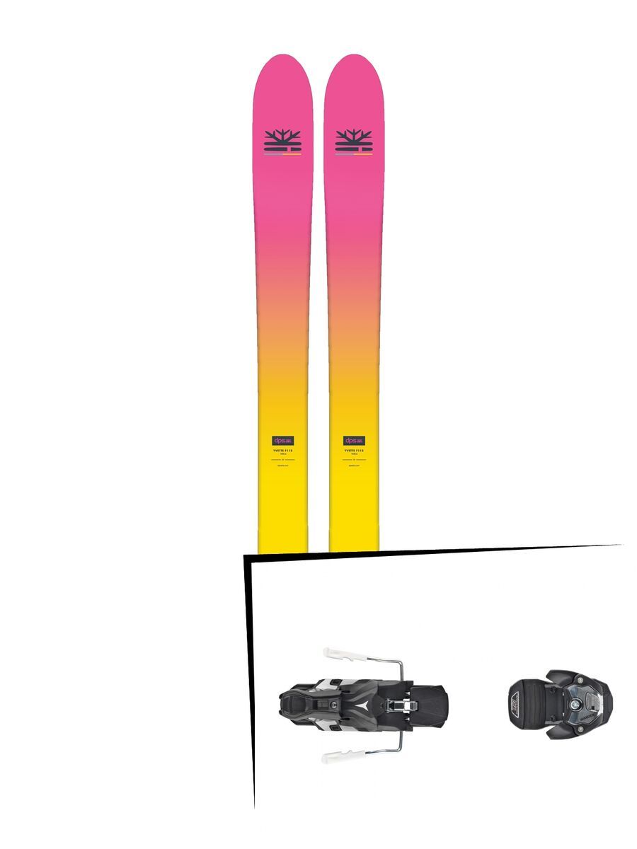 Set: DPS Skis Yvette 112 RP2 Foundation 2018 + Atomic Warden MNC 13 black/black - Bild 1