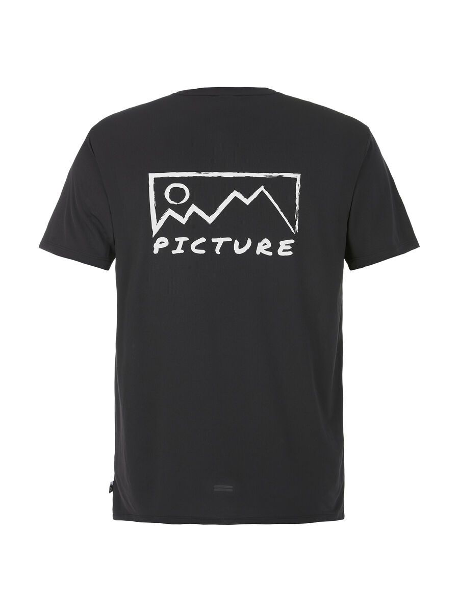 Picture Travis Tech Tee, full black - Bild 2