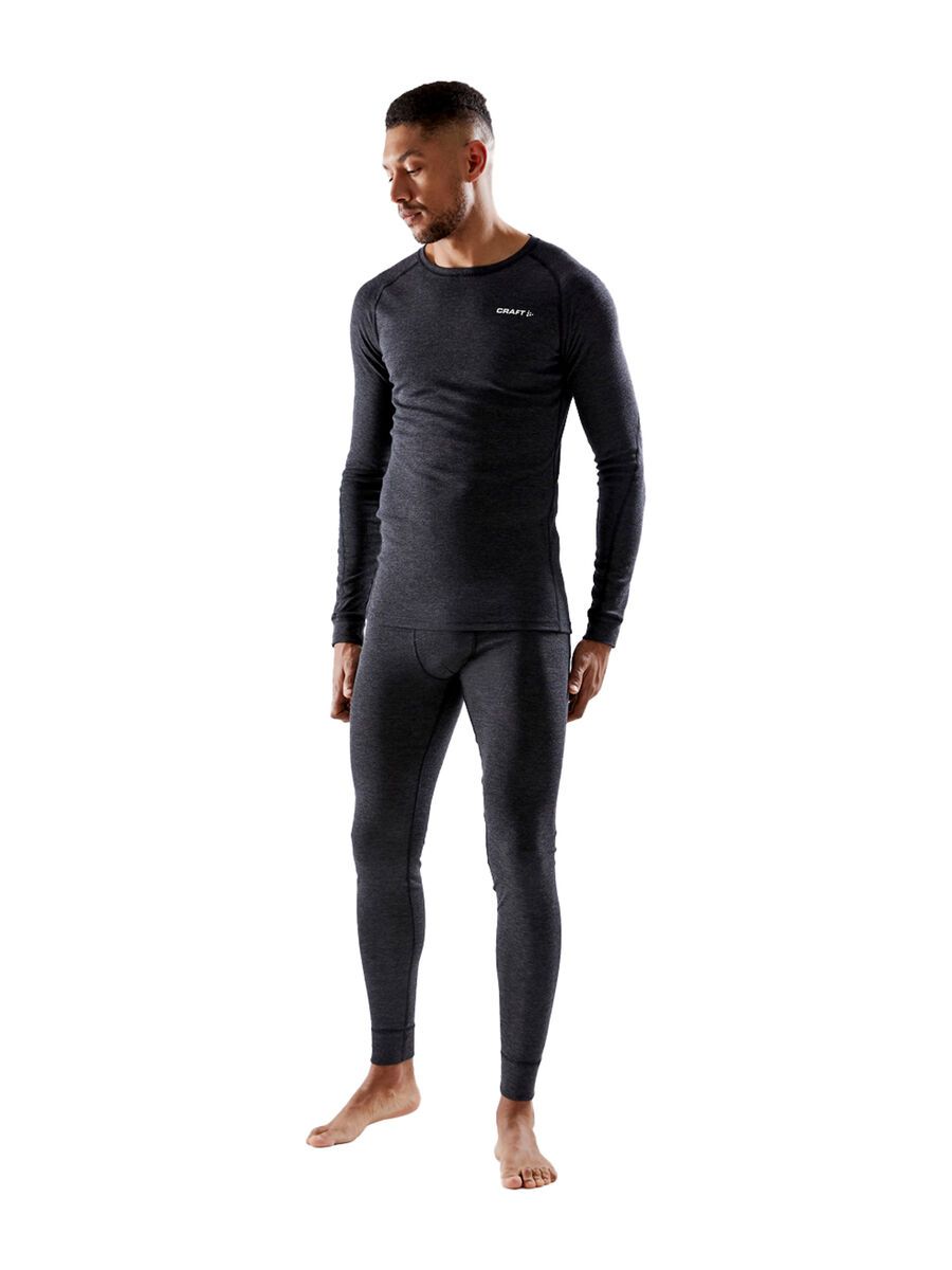 Craft Core Wool Merino Set M, black melange - Bild 8
