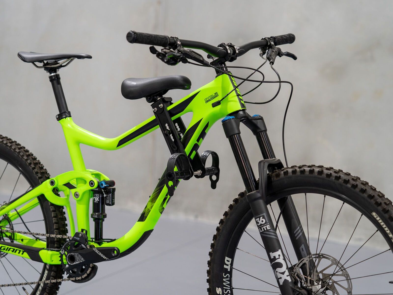 Shotgun MTB Front Kindersitz, schwarz - Bild 2