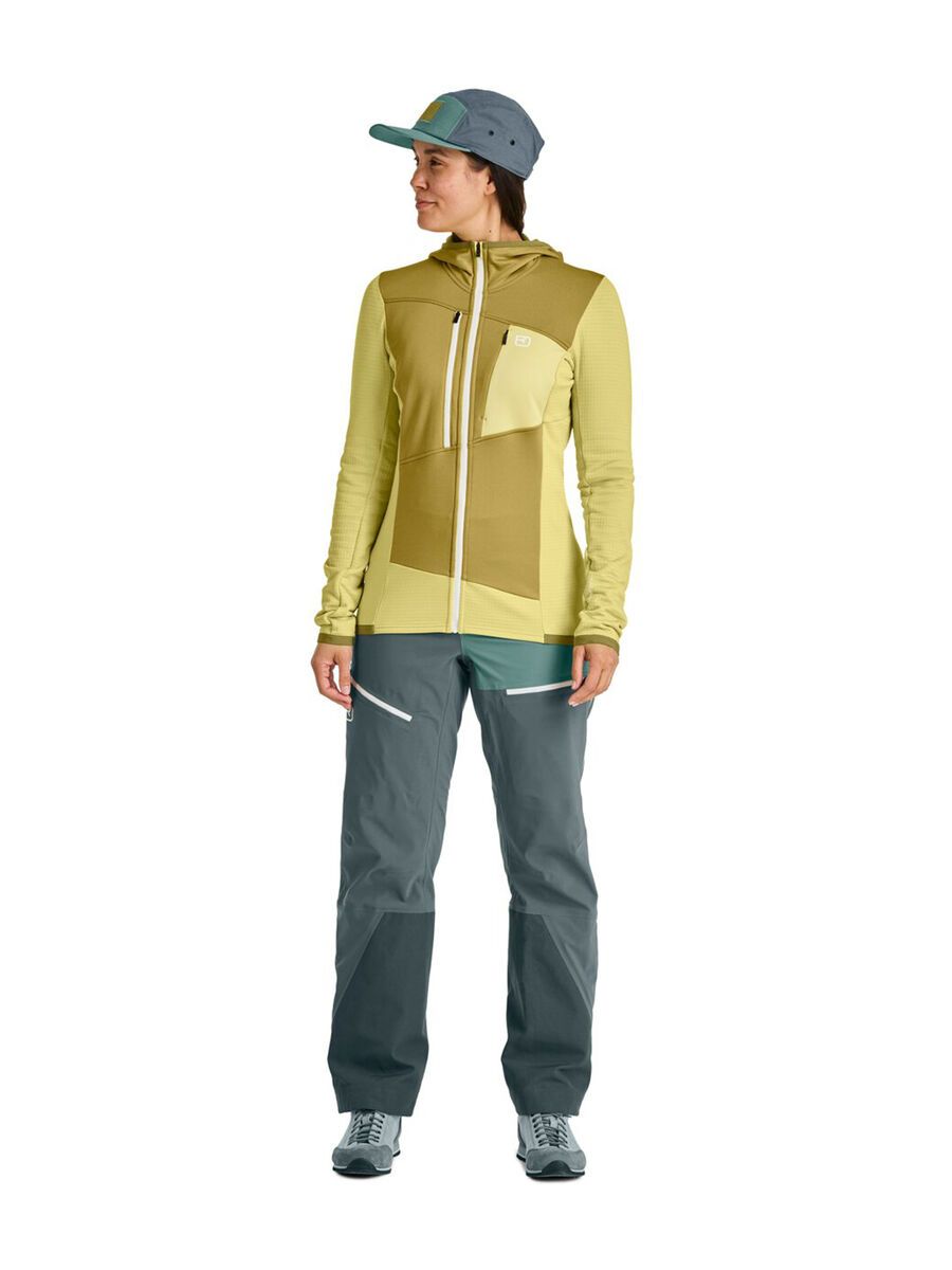 Ortovox Merino Fleece Grid Hoody W, wabisabi - Bild 3