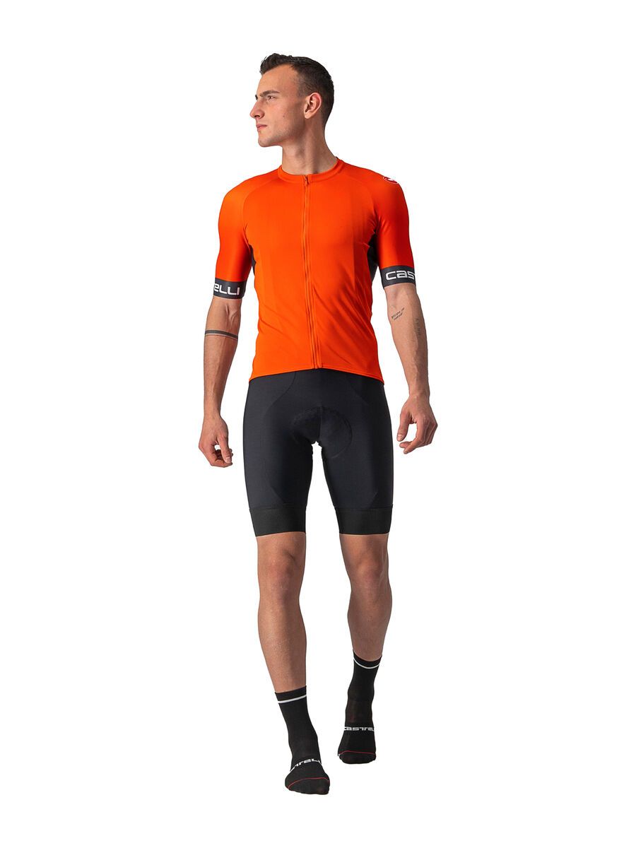 Castelli Entrata VI Jersey, fiery red/dark gray-ivory - Bild 8