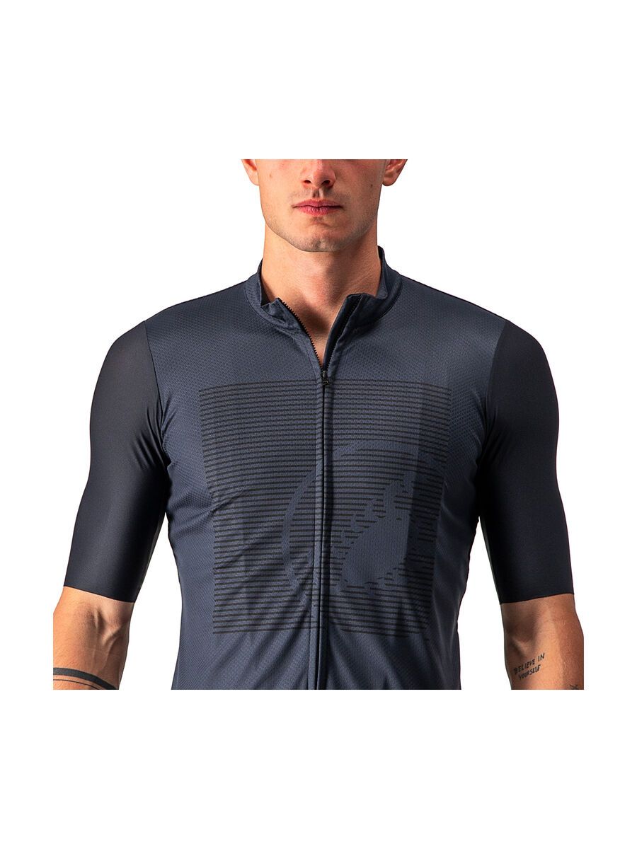 Castelli Bagarre Jersey, light black/black - Bild 3