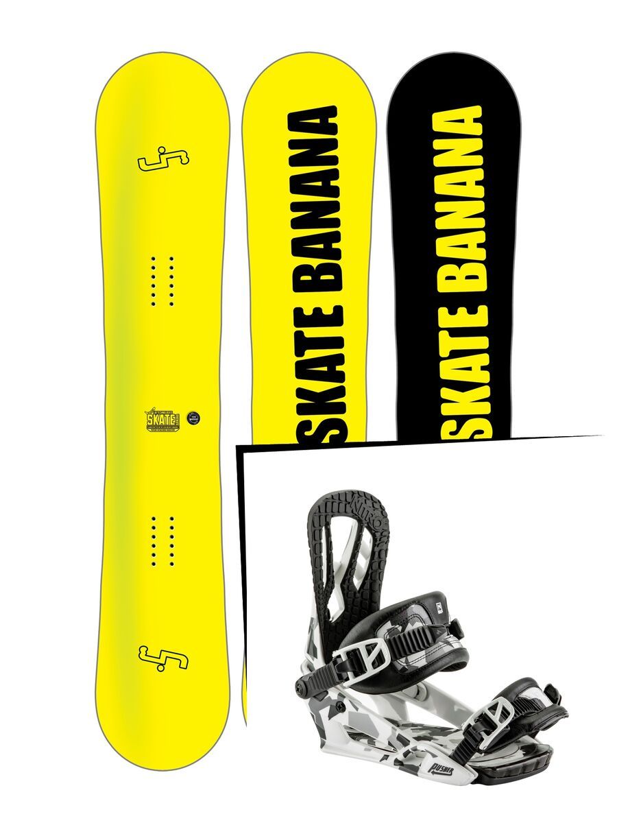 Set: Lib Tech Sk8 Banana 10 years 2017 + Nitro Pusher (1691167S) - Bild 1