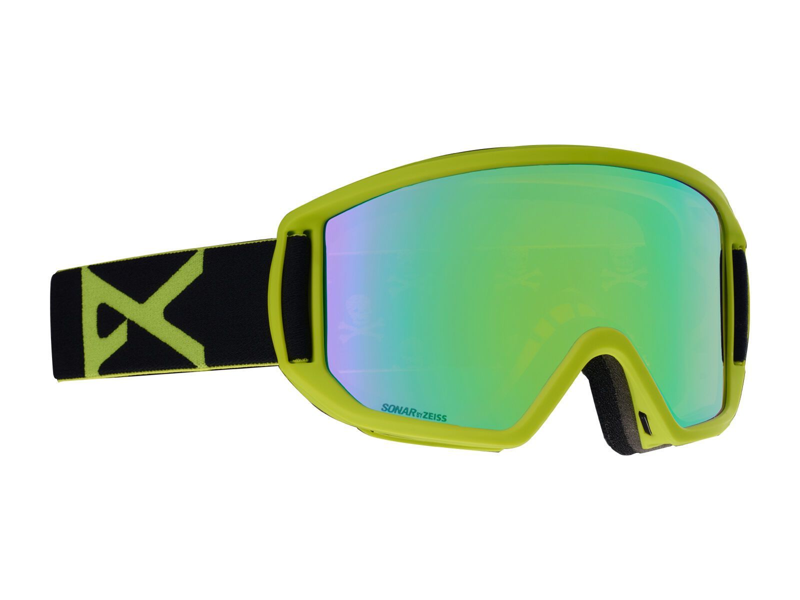 Anon Relapse inkl. WS, black green/Lens: sonar green - Bild 1