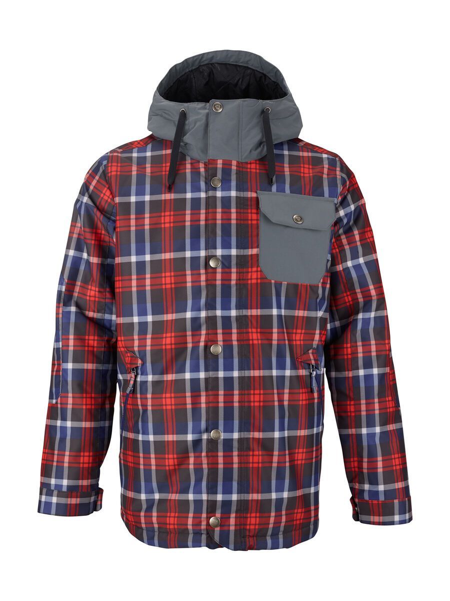 Burton TWC Primetime Jacket, True Black Saddle Plaid - Bild 1