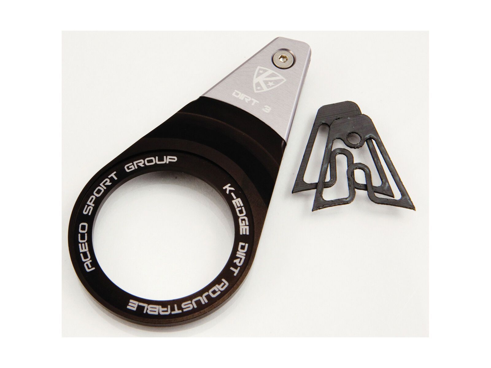 K-Edge Dirt Kettenführung, 3-fach, verstellbar, black - Bild 1