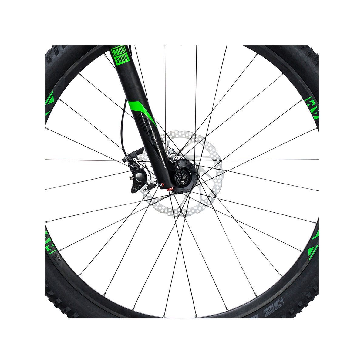 Cube Reaction GTC Race 27.5, carbon´n´green - Bild 2