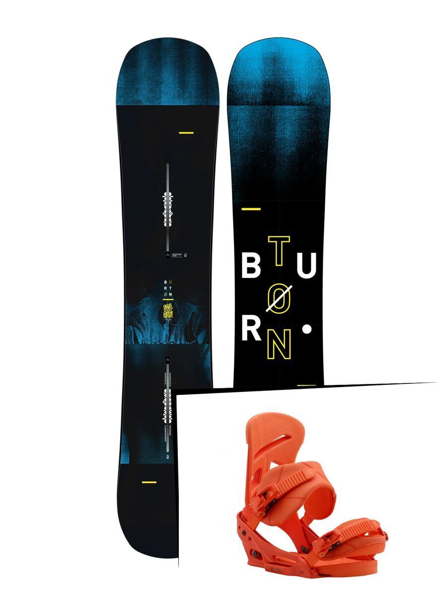 Set: Burton Instigator Wide 2019 + Burton Mission EST orang sick le - Bild 1