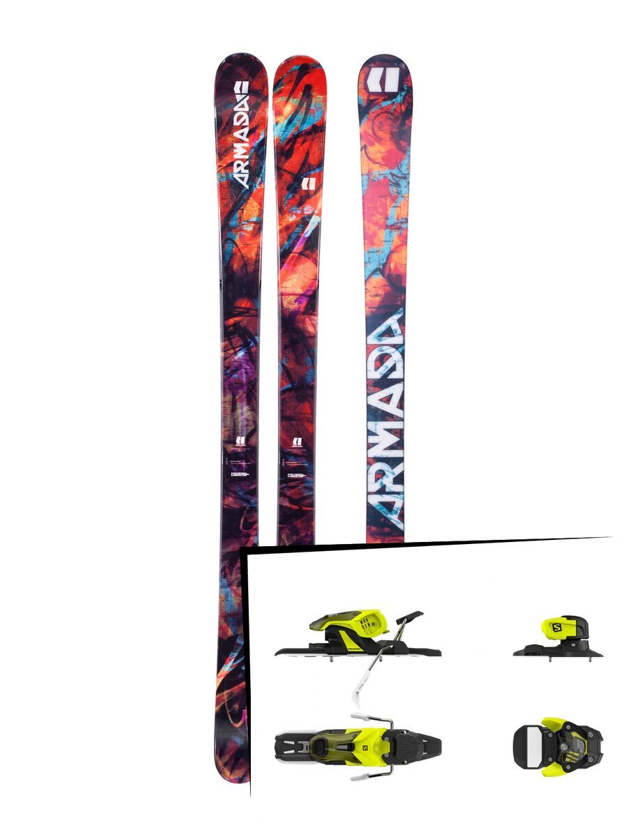 Set: Armada Arv 84 2018 + Salomon Warden 11 yellow/black - Bild 1