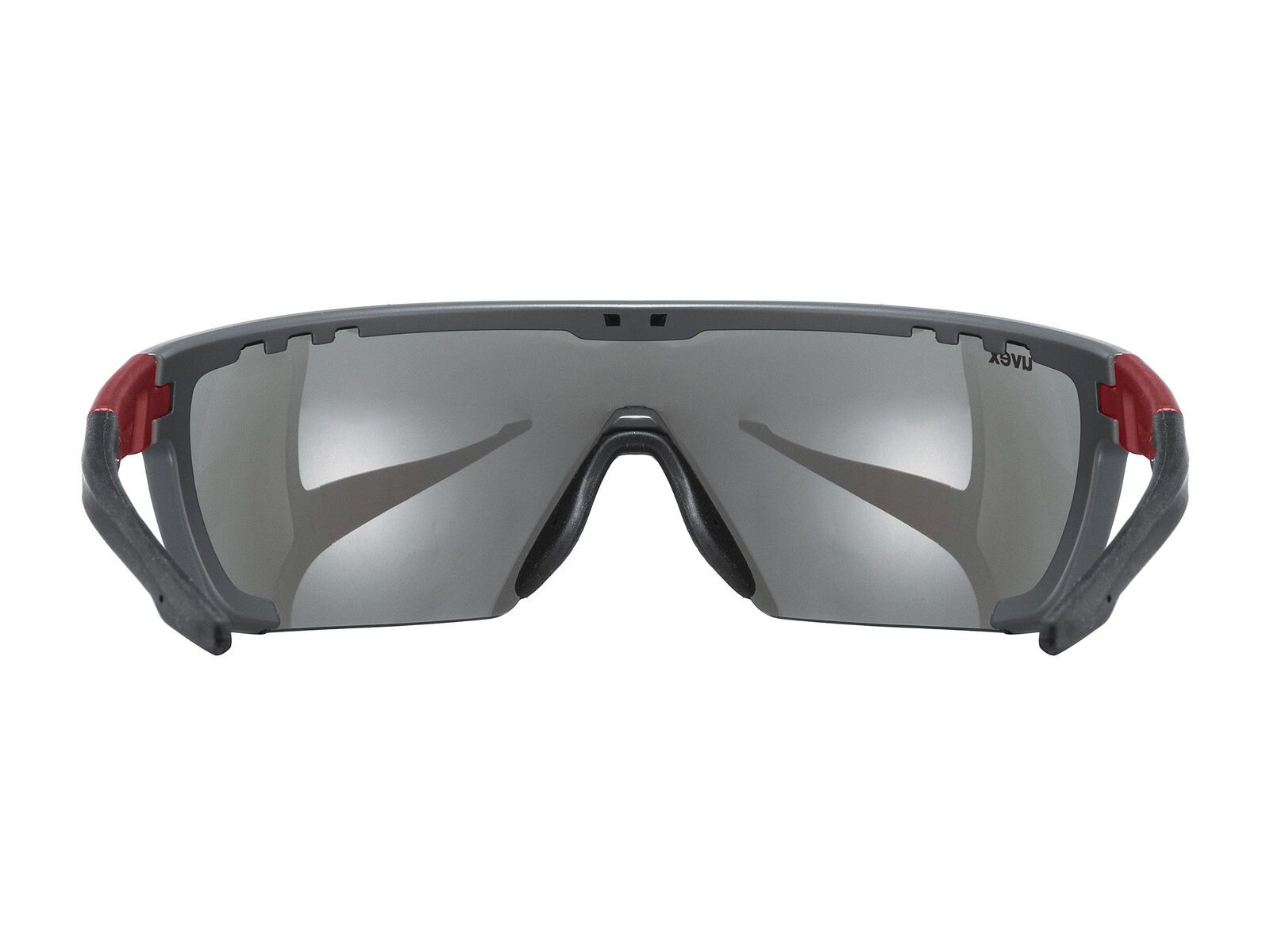 uvex sportstyle 707 Mirror Silver, grey red mat - Bild 4