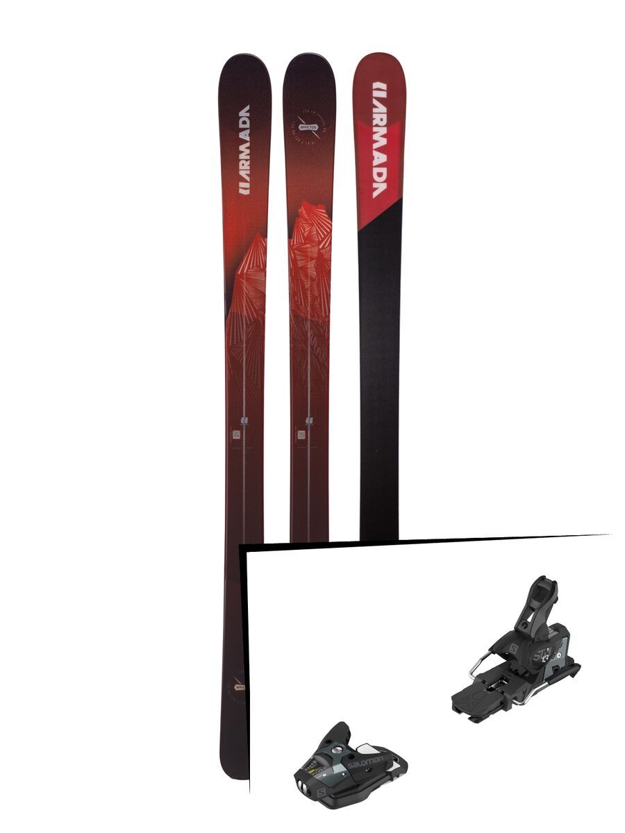 Set: Armada Invictus 95 2019 + Salomon STH2 WTR 13 black/dark grey - Bild 1