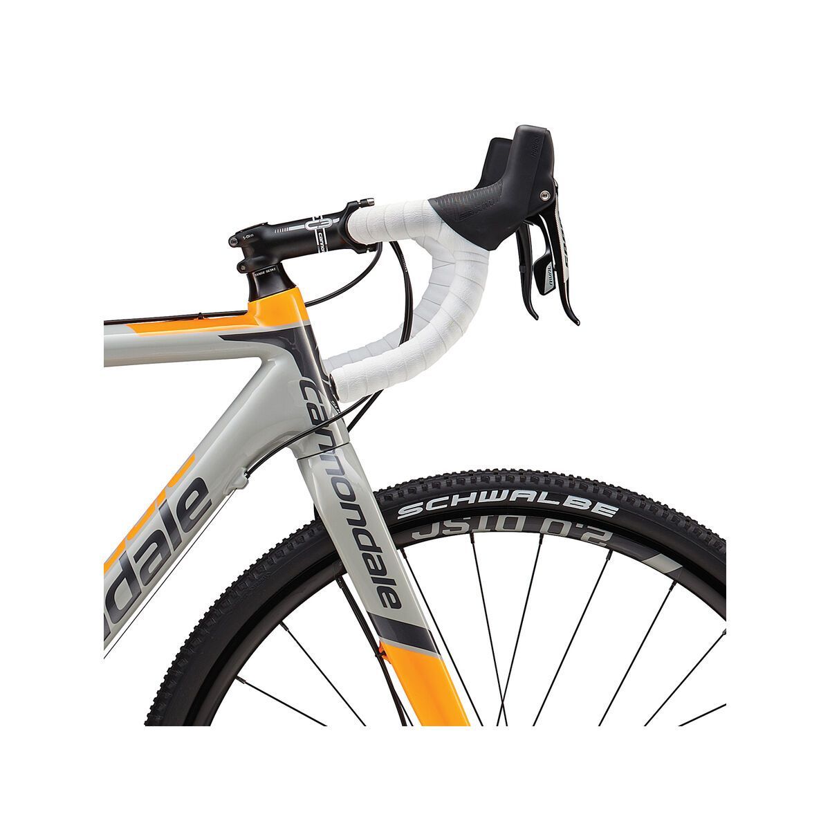 Cannondale SuperX Rival CX 1, primer grey w/ acid orange and charcoal grey, matte - Bild 5