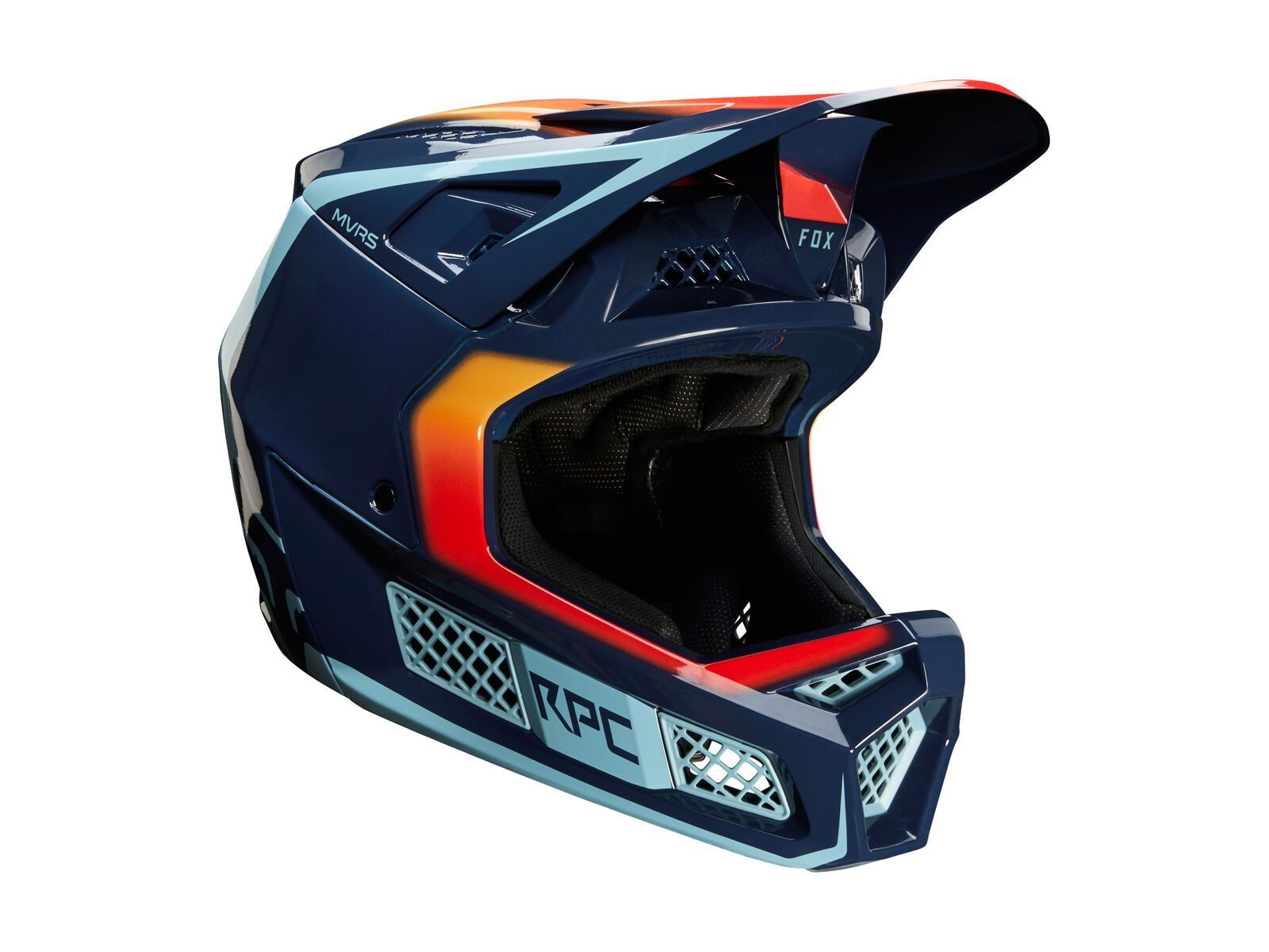 Fox Rampage Pro Carbon Helmet Daiz, navy - Bild 3