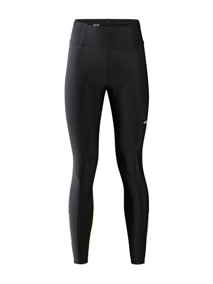 GOREWEAR Progress Thermo Tights+ Damen, black/neon yellow - Bild 1