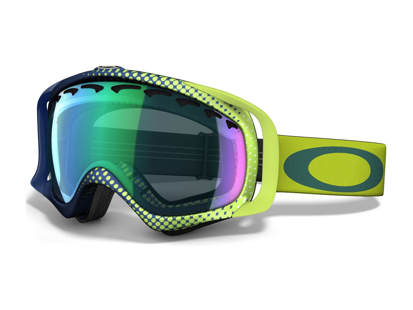 Oakley Crowbar, Halftone Lime Moroccan Blue/Jade Iridium - Bild 1