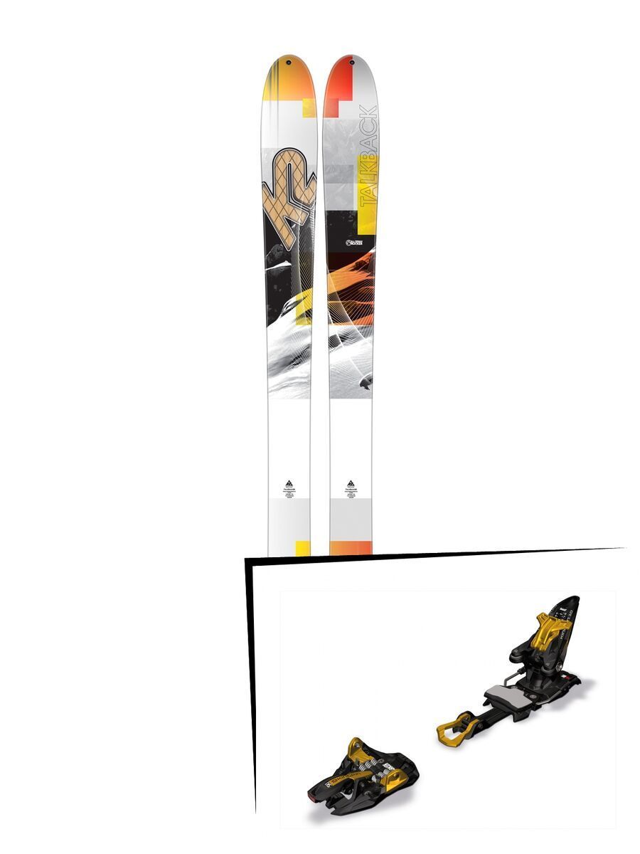 K2 SKI Set: Talkback 96 2016 + Marker Kingpin 10 - Bild 1