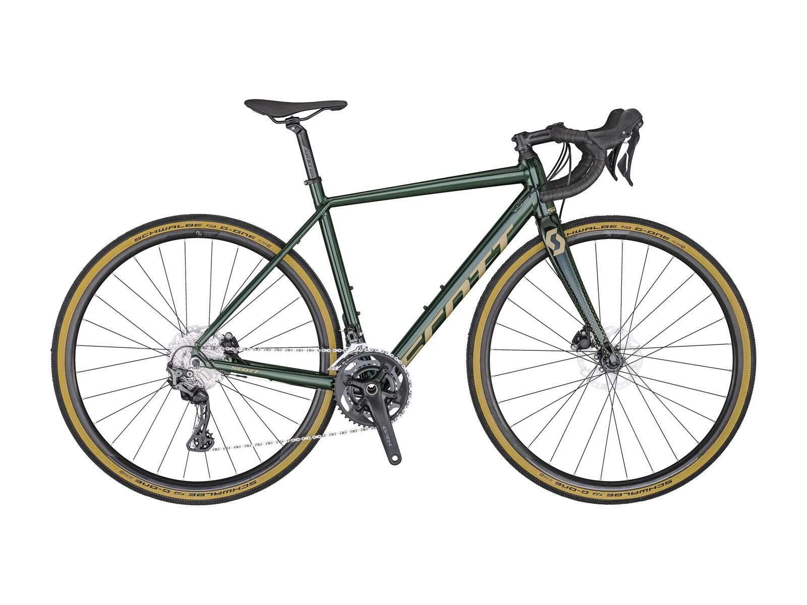 Scott Contessa Speedster Gravel 15, british racing green/apple gold - Bild 1