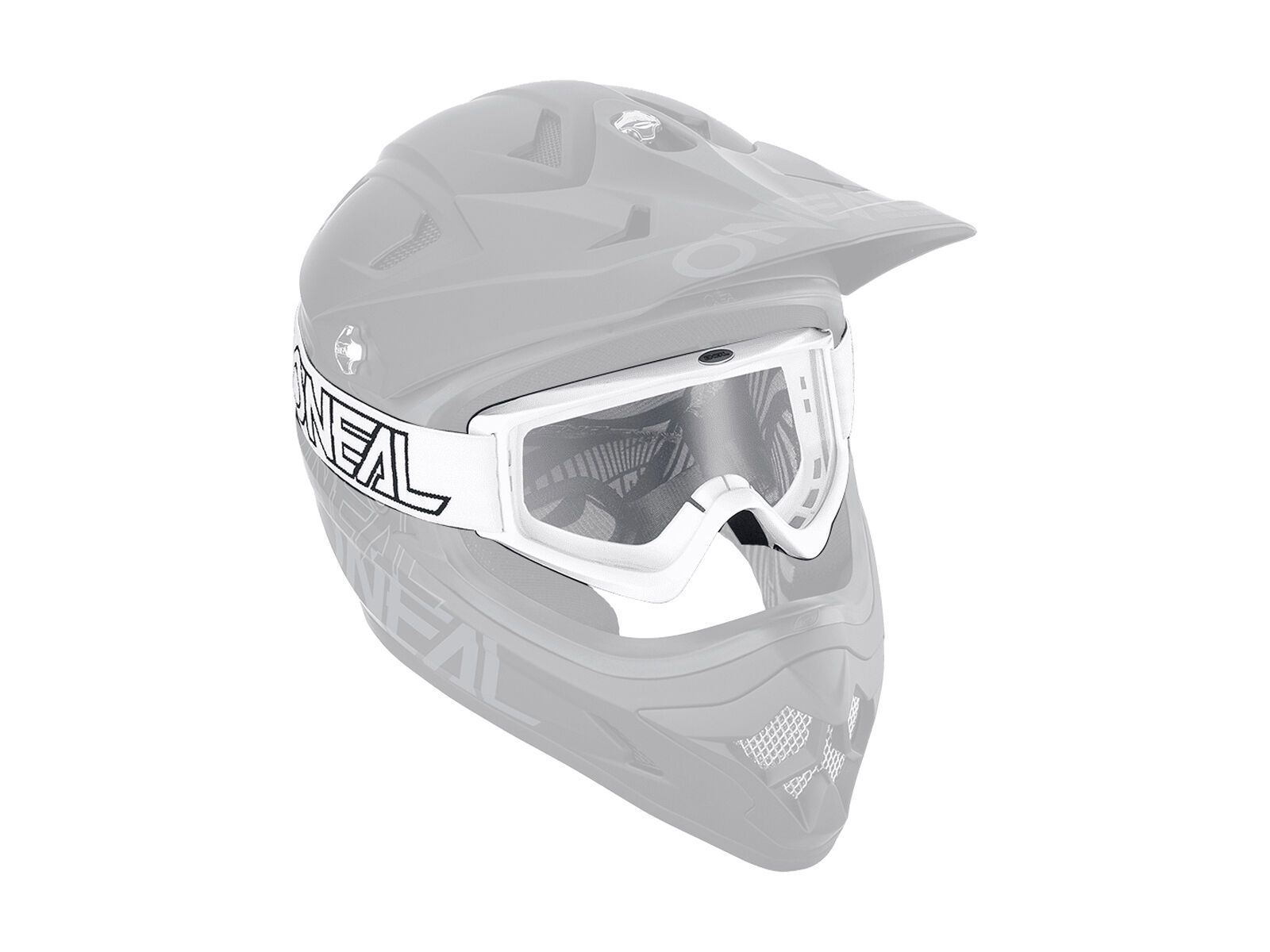 ONeal B-Zero Goggle – Clear, white - Bild 2