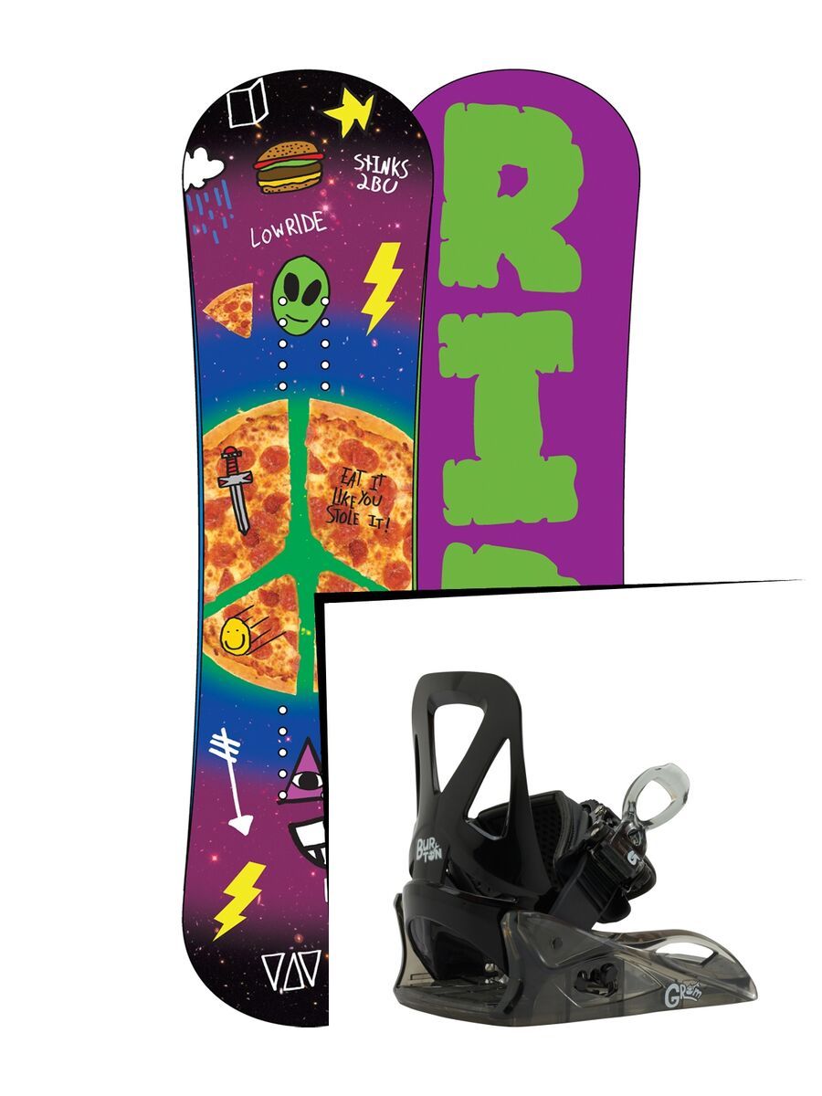 Set: Ride Lowride 2016 + Burton Grom (1464205S) - Bild 1