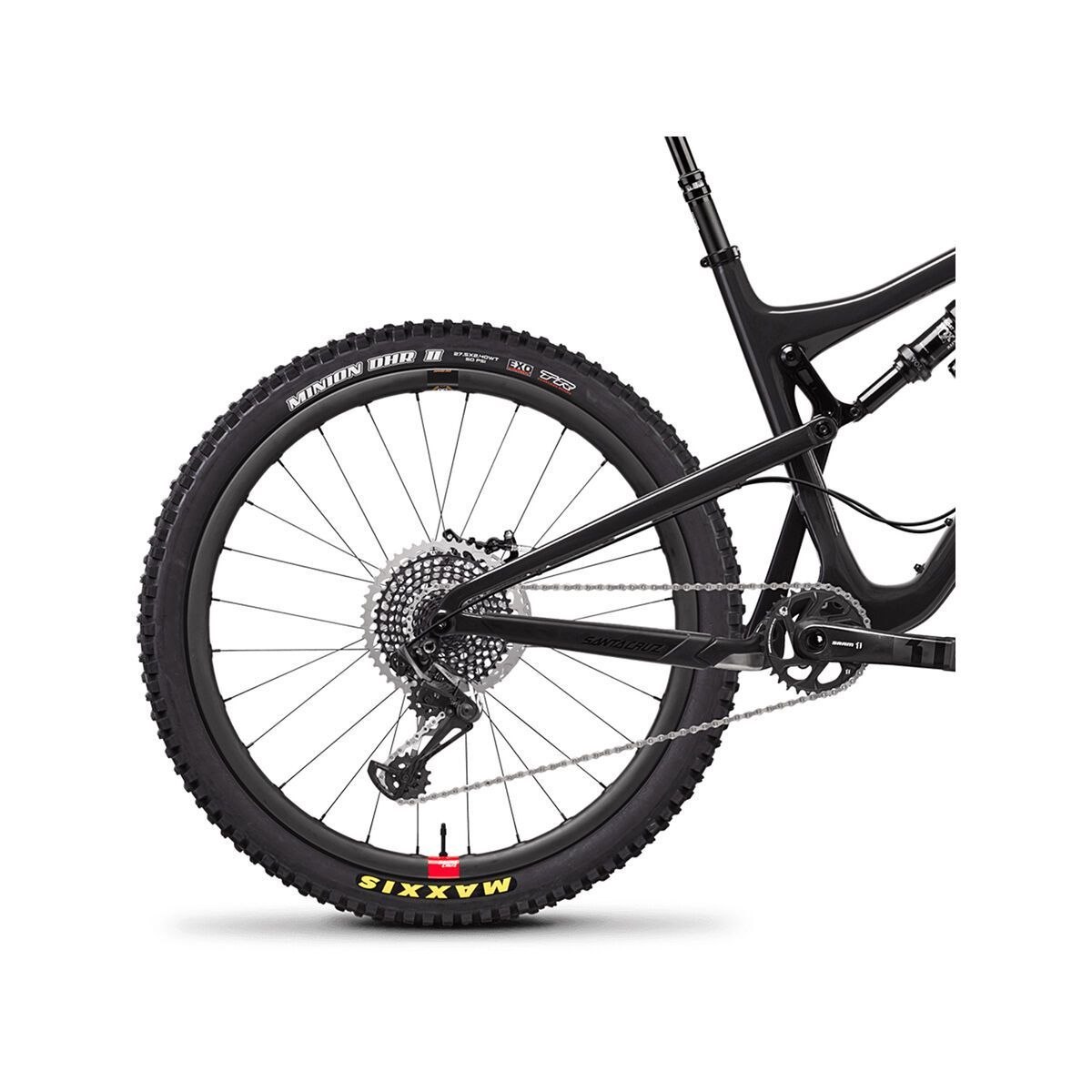 Santa Cruz Bronson CC X01 Reserve, gloss carbon and sriracha - Bild 5