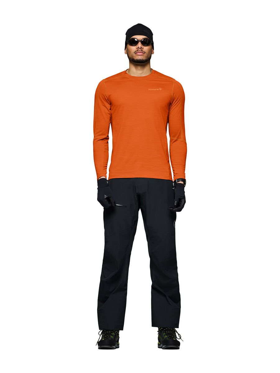 Norrona falketind equaliserUll Long Sleeve M's, gold flame - Bild 4