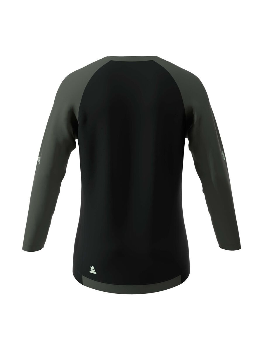 Zimtstern PureFlowz Shirt 3/4, pirate black/gun metal/fog green - Bild 4