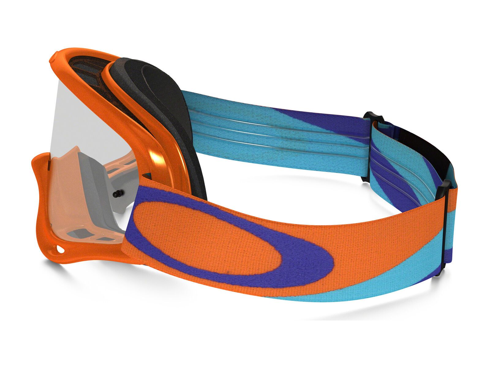 Oakley O-Frame MX Heritage Racer Goggle, neon orange/Lens: clear - Bild 4
