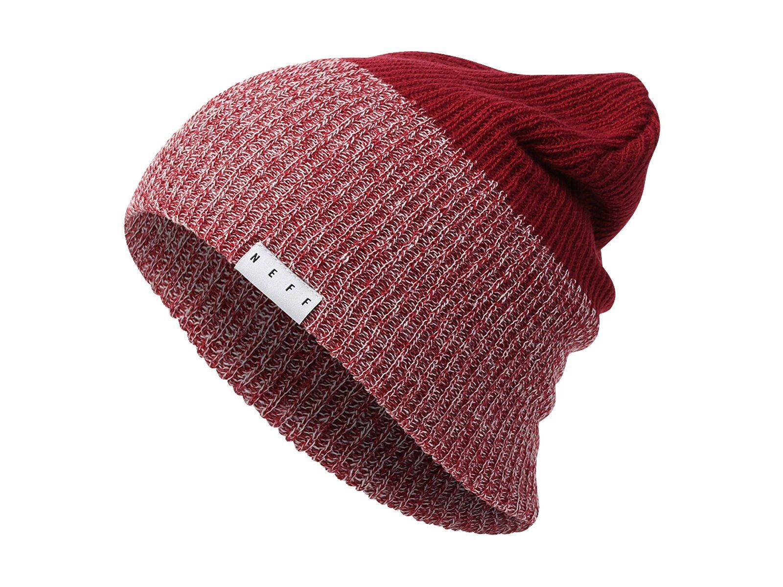 Neff Duo Beanie, maroon heather/maroon - Bild 1