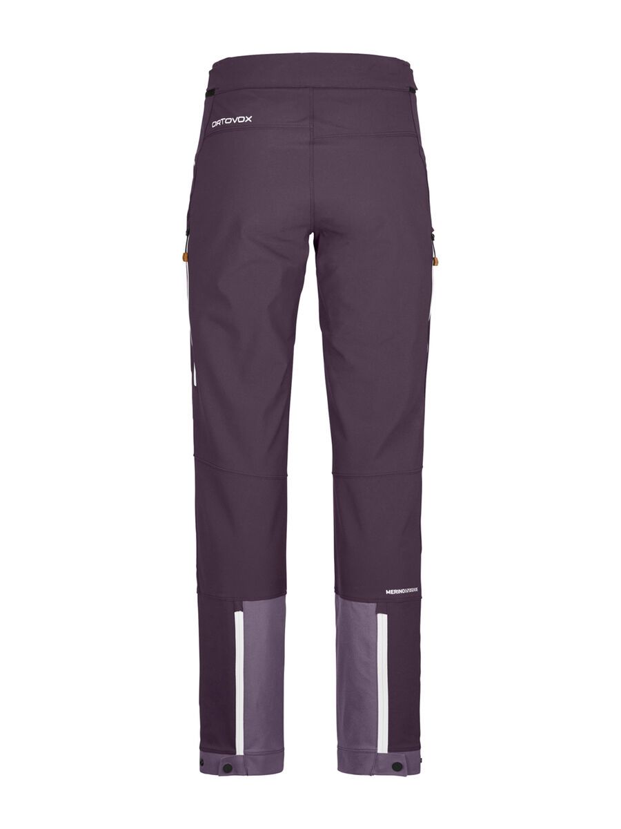 Ortovox Merino Naturetec Pizol Pants W, dark wild berry - Bild 2