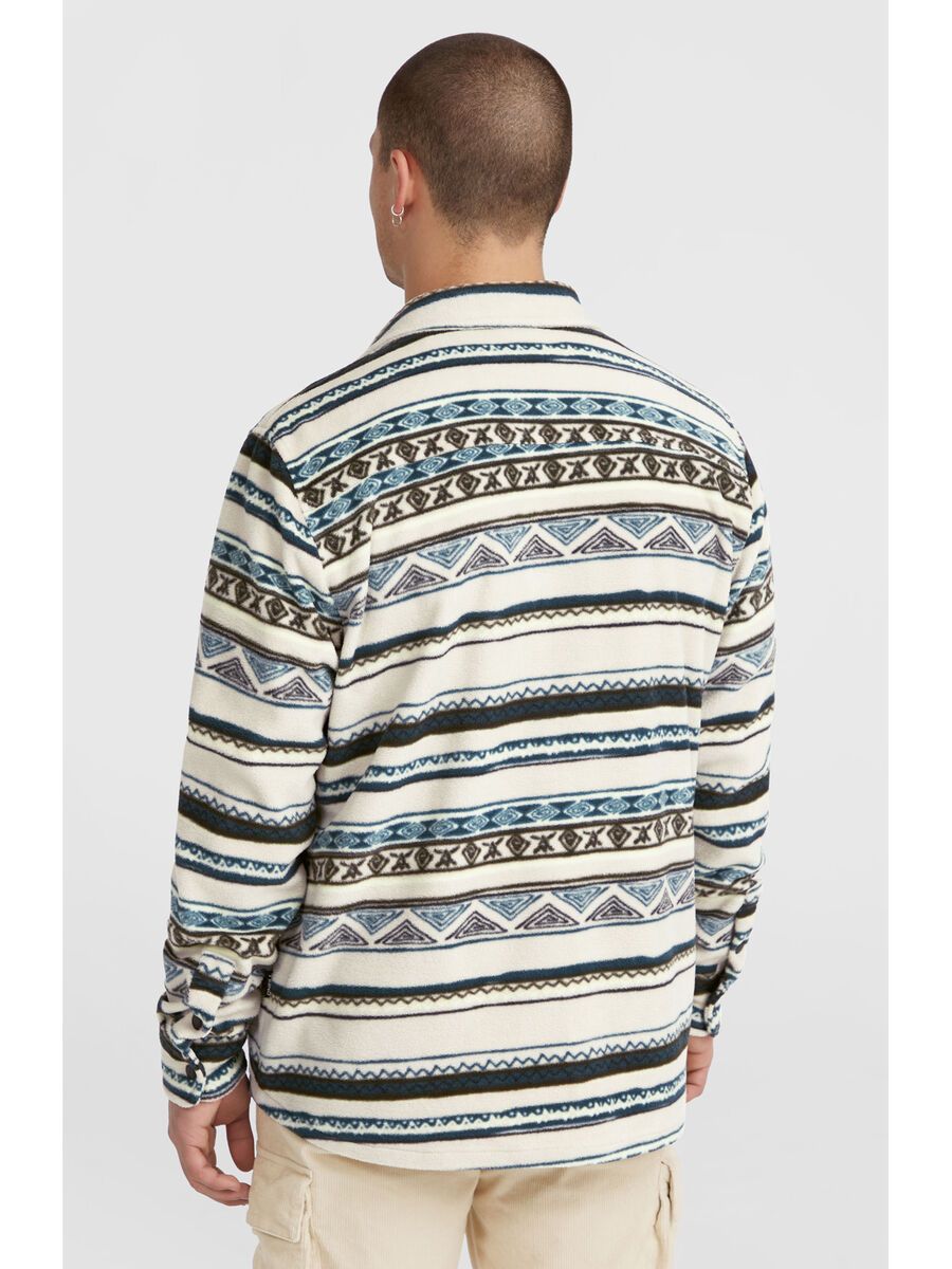 O’Neill Superfleece Shirt, grey ikat stripe - Bild 4