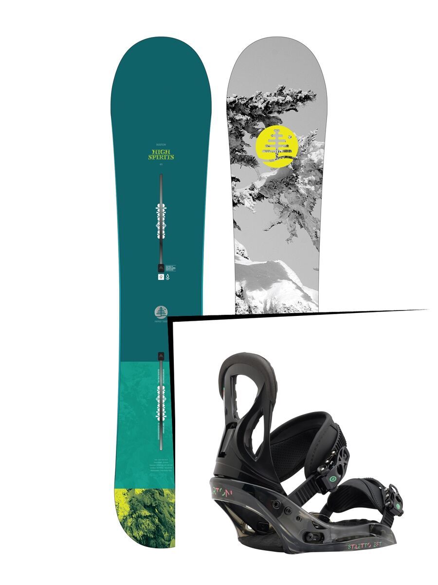 Set: Burton High Spirits 2017 +  Stiletto EST (1712942S) - Bild 1
