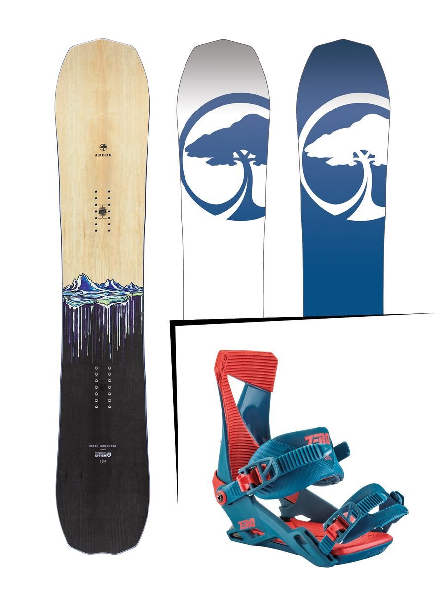 Set: Arbor Iguchi Pro Rocker 2017 + Nitro Zero (1691292S) - Bild 1