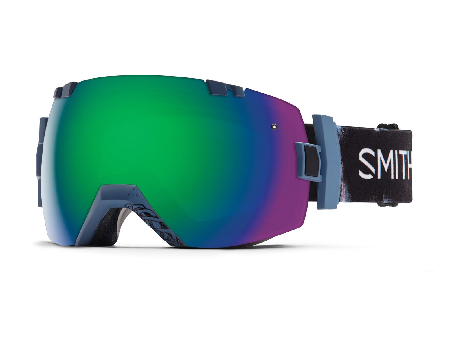 Smith I/Ox + Spare Lens, xavier sketchy/green sol-x mirror - Bild 1
