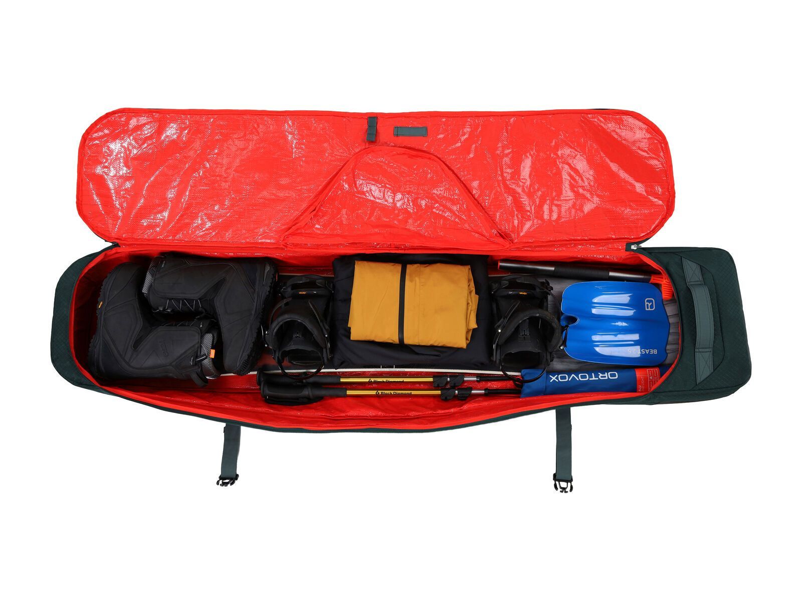 Nitro Tracker Wheelie Board Bag, jungle green - Bild 7