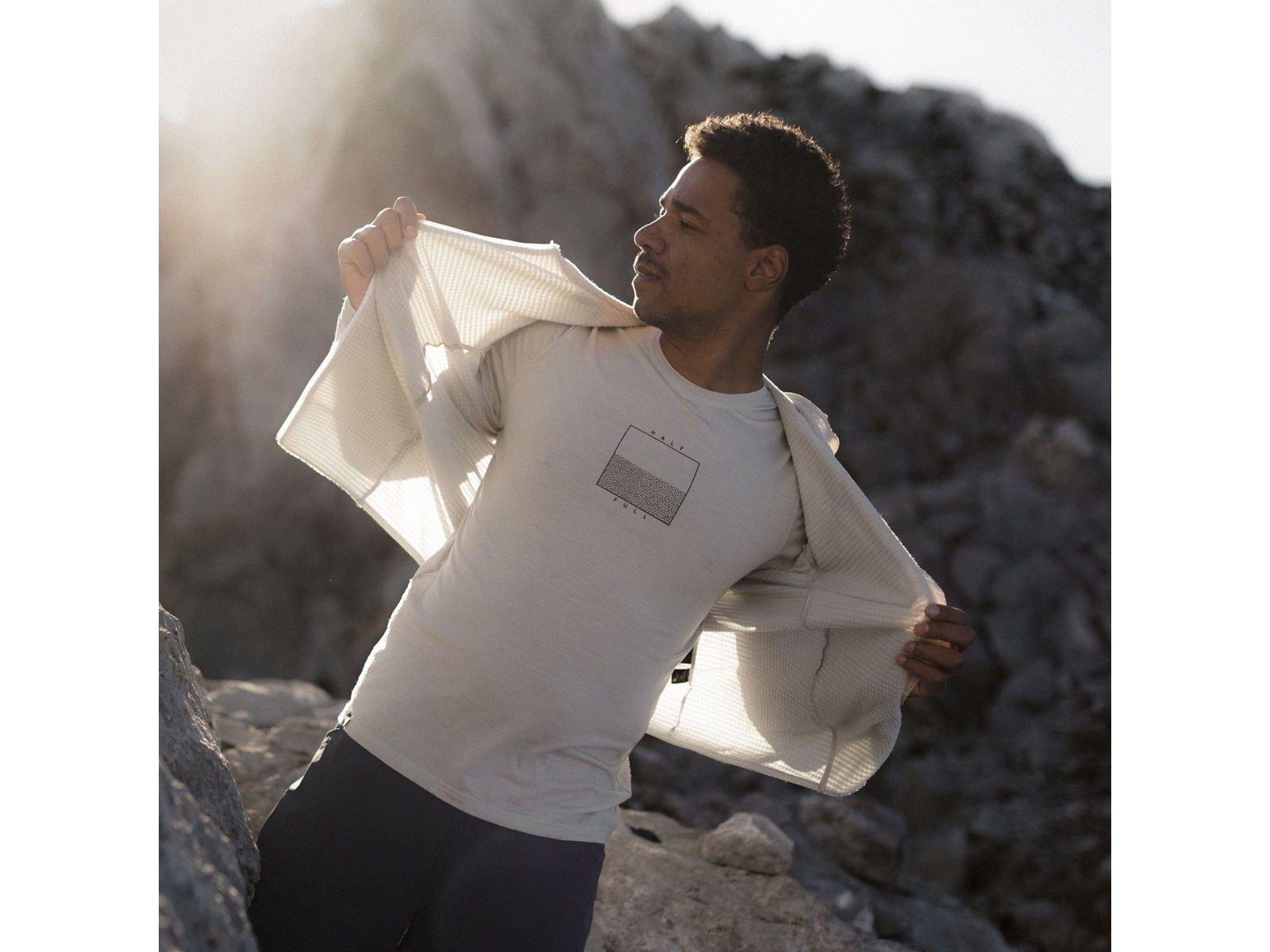 Ortovox 150 Merino Cool Half Full TS M, grey ice - Bild 5