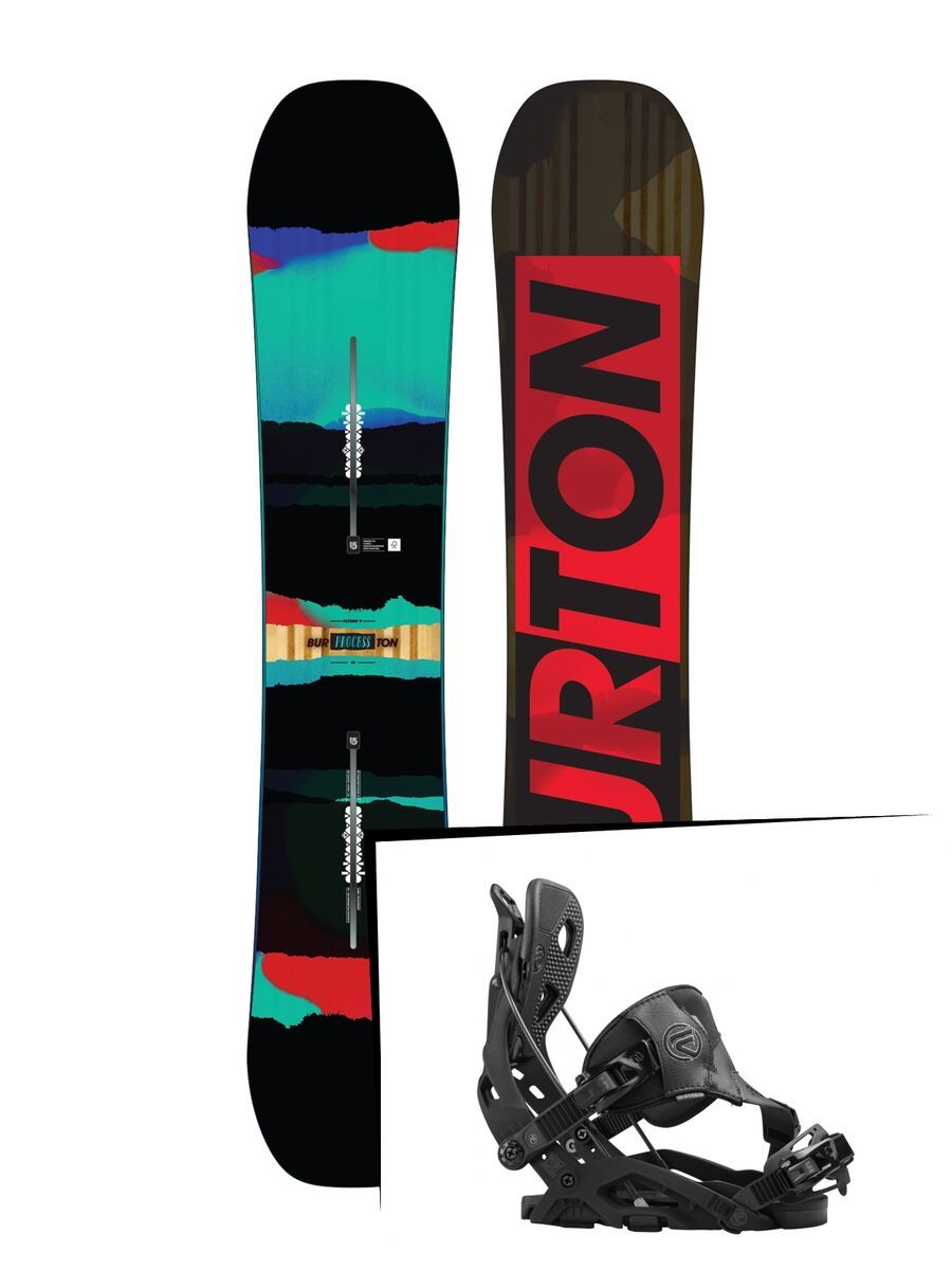 Set: Burton Process Flying V 2016 + Flow Fuse Hybrid (1513148S) - Bild 1