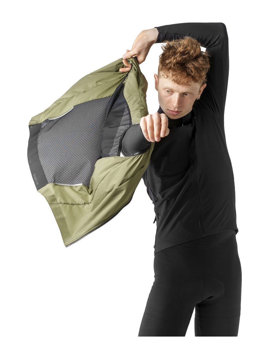 GripGrab PACR Windproof Lightweight Vest, olive green - Bild 7