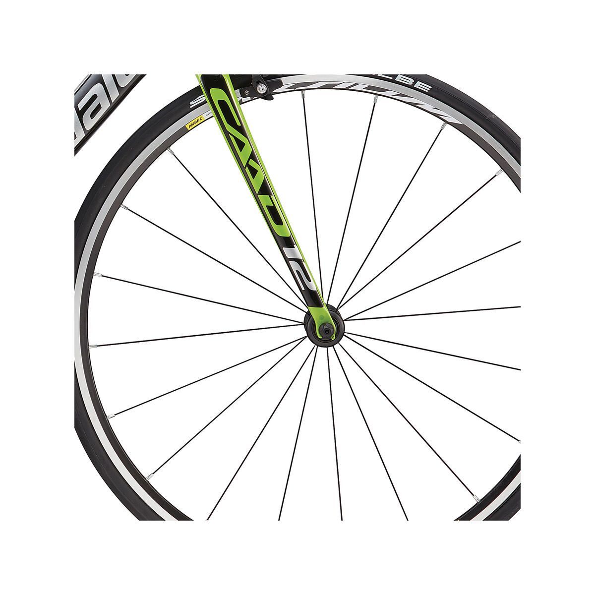 Cannondale CAAD12 105 5, jet black w/ berzerker green and fine silver, gloss - Bild 2
