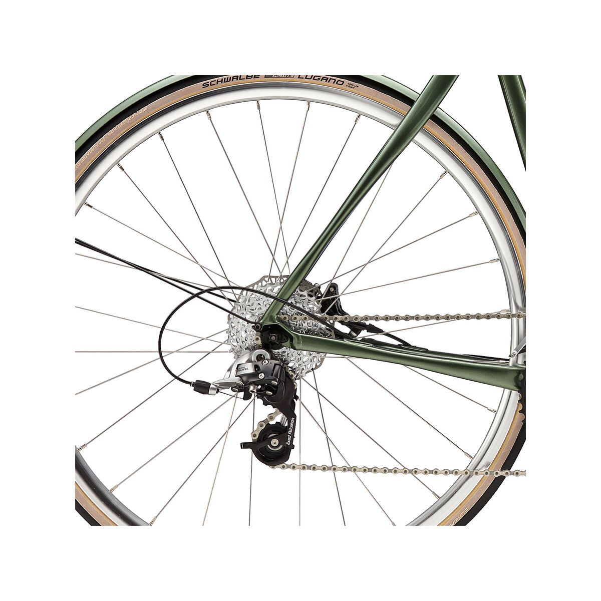 Cannondale Synapse Alloy SRAM Rival Disc, soldier of fortune with jet black, gloss - Bild 4