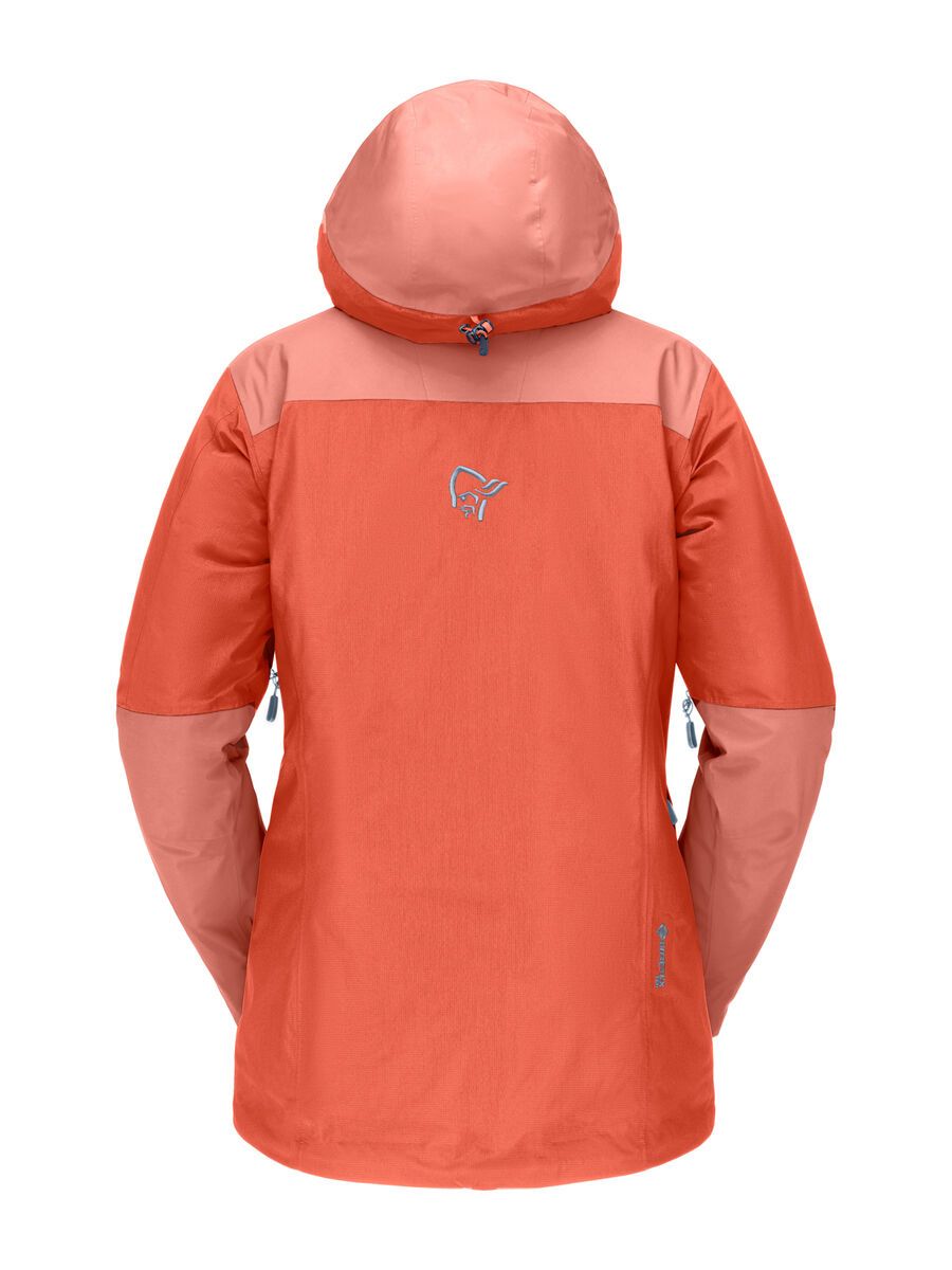 Norrona lofoten Gore-Tex Thermo100 Jacket W's, orange alert/peach amber - Bild 2