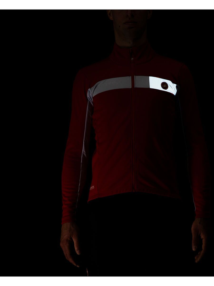 Castelli Mortirolo 6S Jacket, red/silver gray-silver reflex - Bild 8