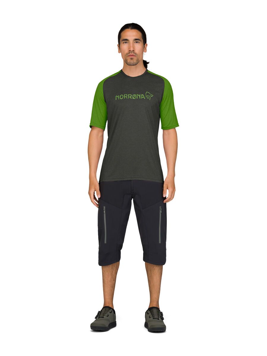 Norrona fjørå equaliser lightweight T-Shirt M's, norrona green - Bild 3