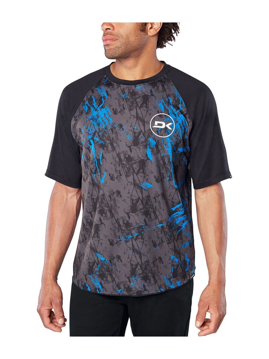 Dakine Dropout S/S Jersey, cyan scribble - Bild 3