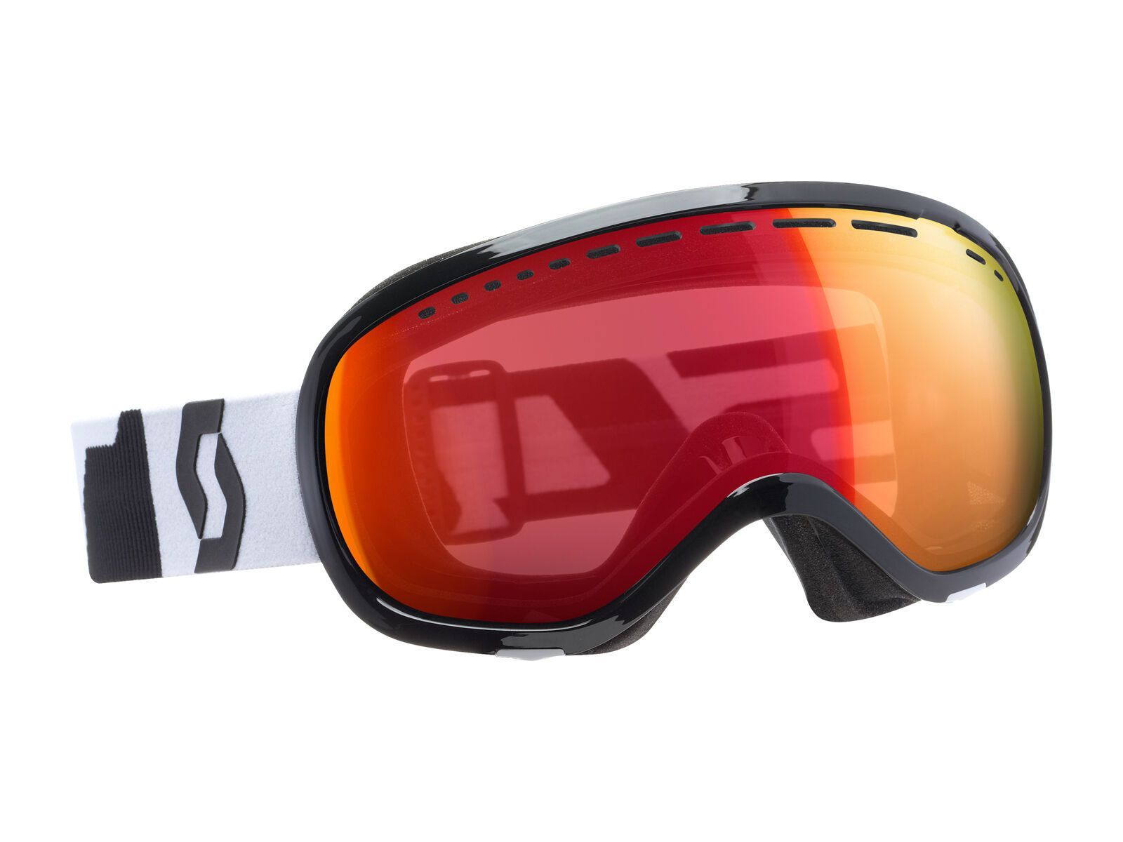 Scott Off-Grid, black white/Lens: illuminator red chrome - Bild 1
