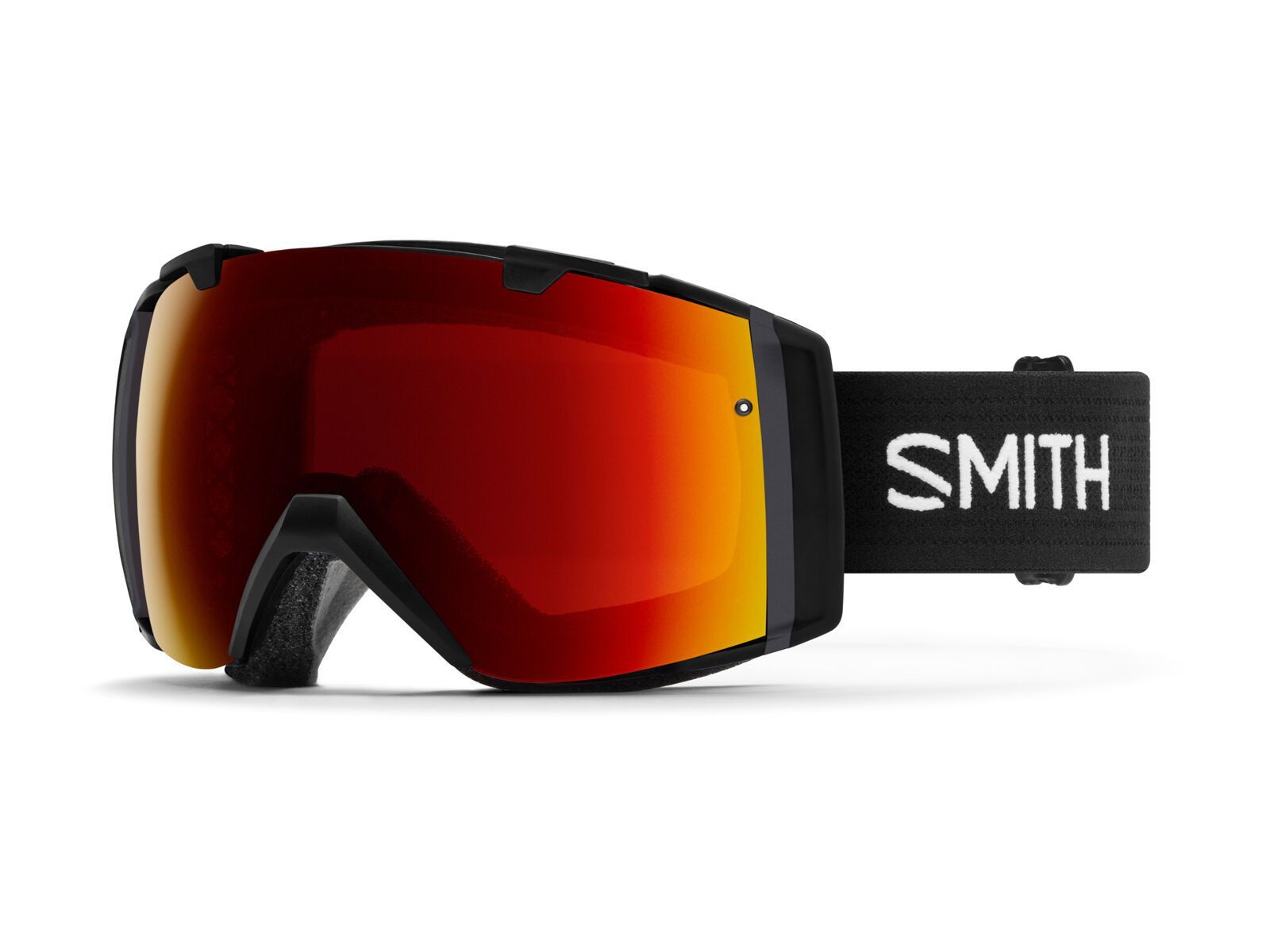 Smith I/O inkl. Wechselscheibe, black/Lens: sun red mirror chromapop/storm rose flash - Bild 1