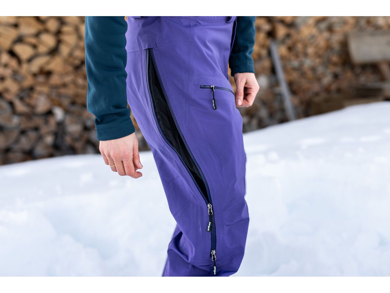 Penguin Frauen 3 Lagen Dermizax Shell (Latz-) Hose, purple - Bild 7