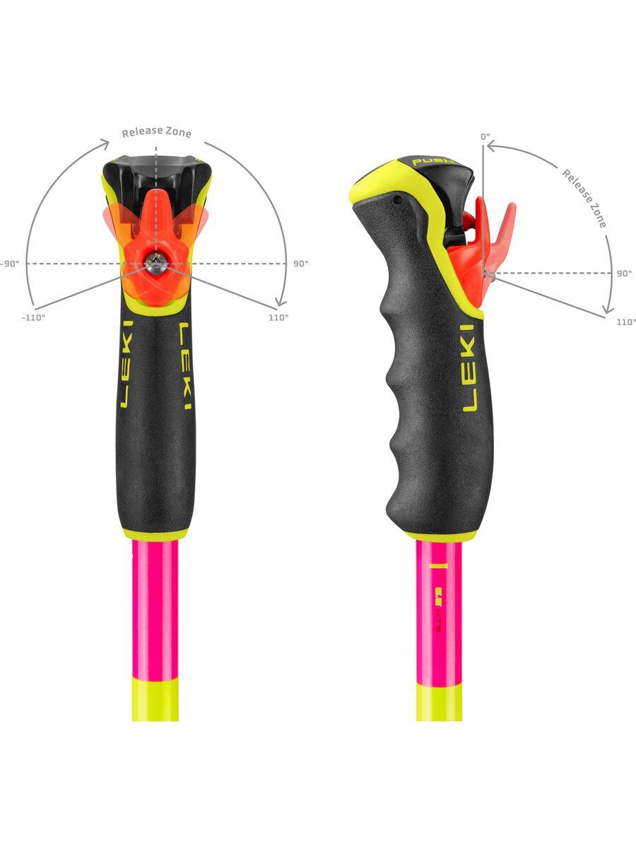 Leki Spitfire 3D, neonmagenta/neonyellow/berry - Bild 6