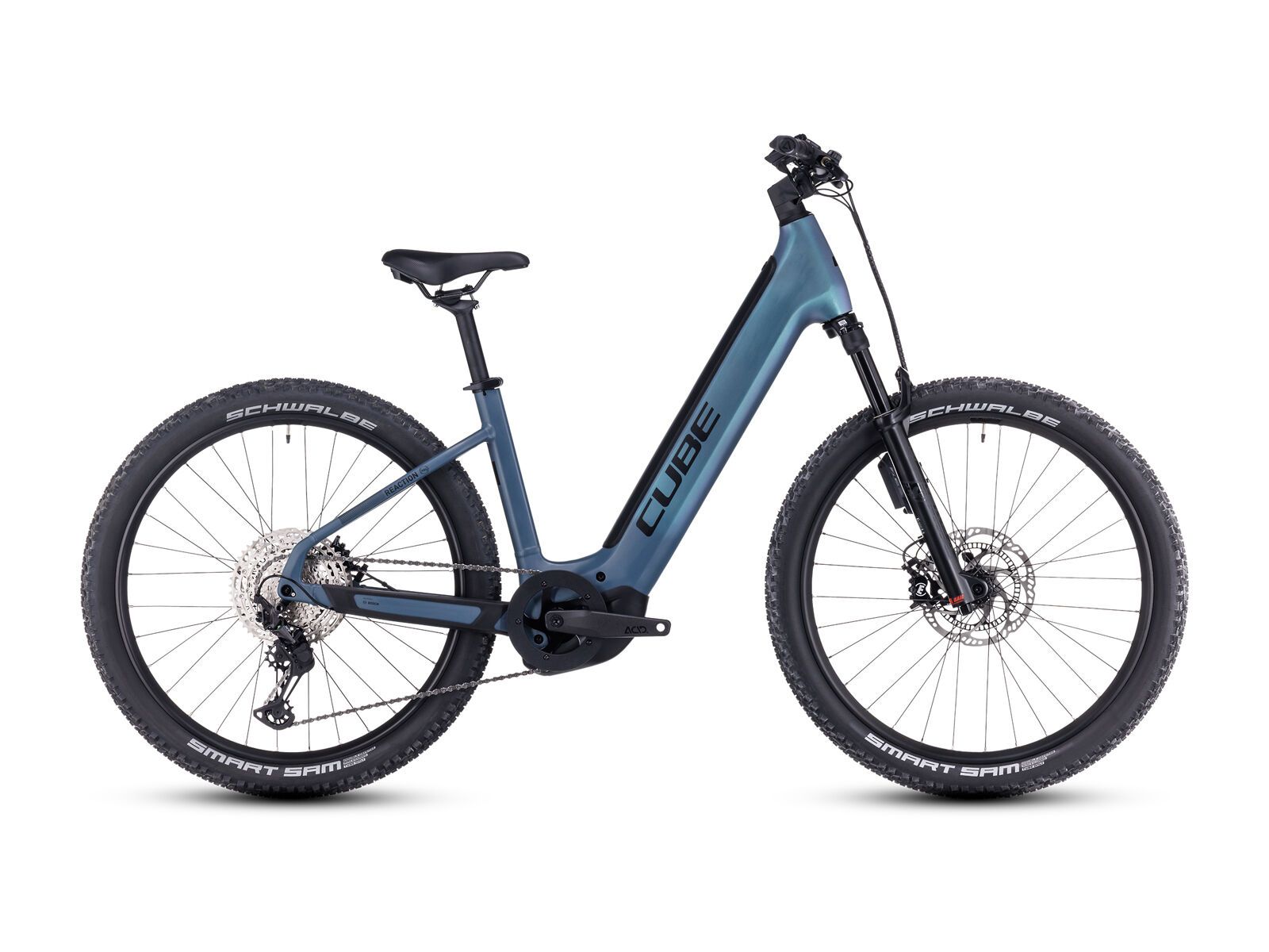 Cube Reaction Hybrid ABS Easy Entry 750 27.5, smaragdgrey´n´blue - Bild 1